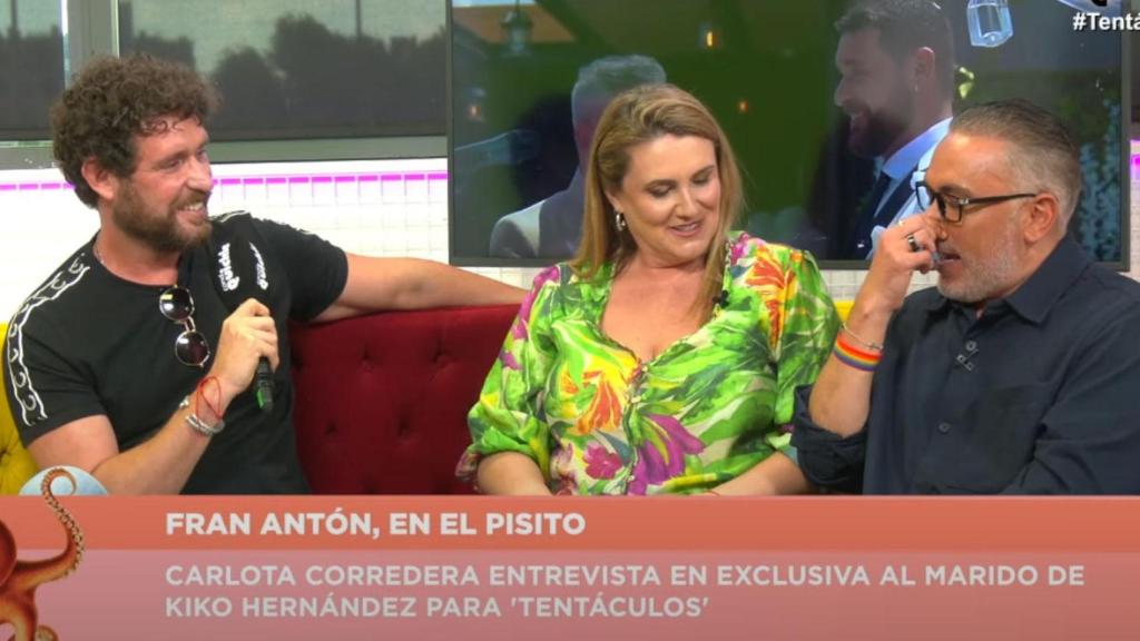 Fran Antón, Carlota Corredera y Kiko Hernández en 'Tentáculos'.