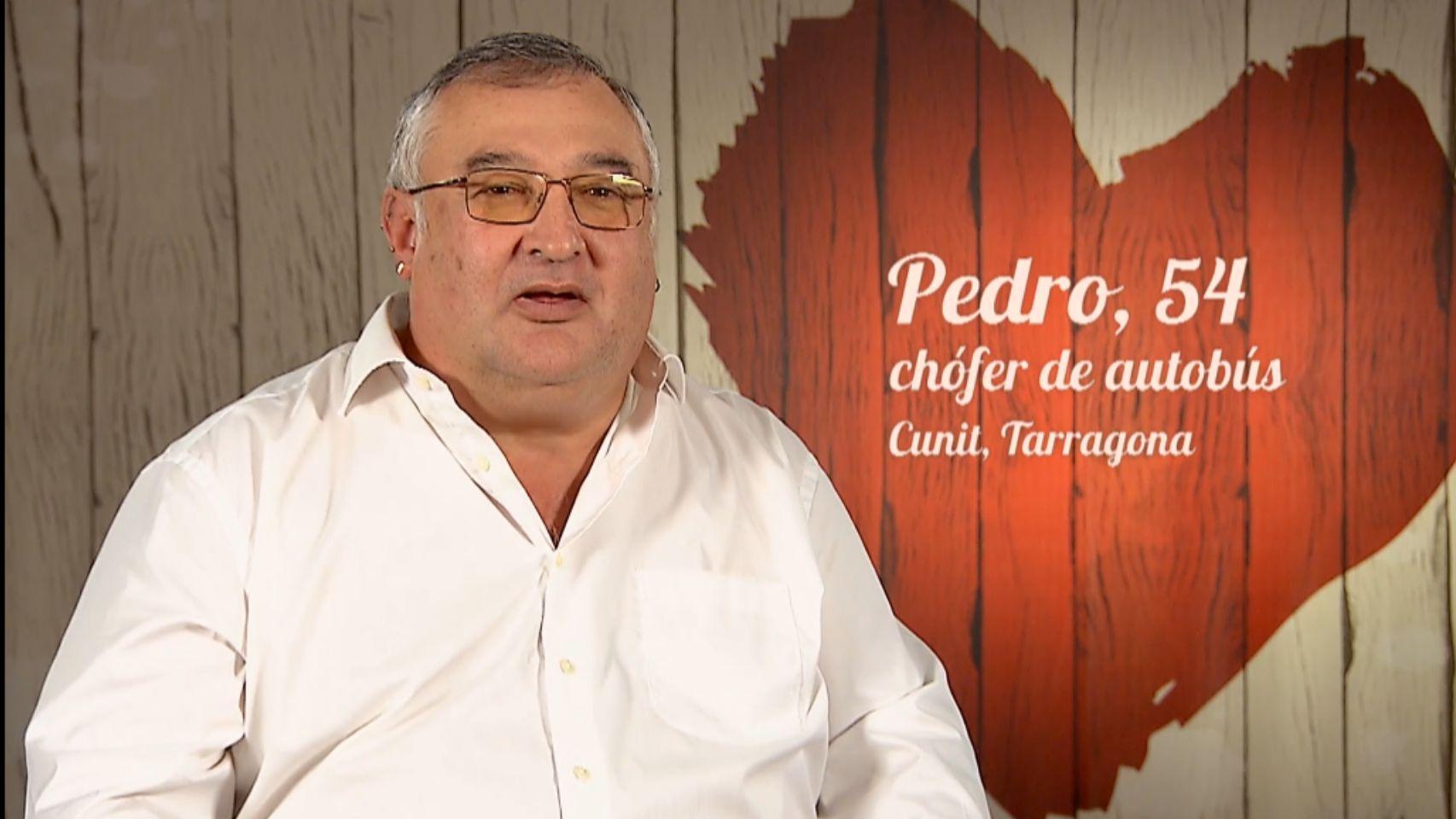 Pedro, chófer de autobús de Tarragona, en 'First Dates