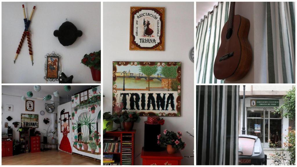 Local de la Asociación Cultural Triana de Vigo, en la calle Pi y Margall