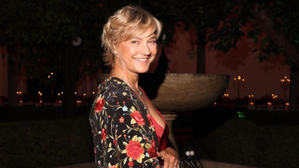 Nicola Gerber, en la presentación de su bolso icónico en España.