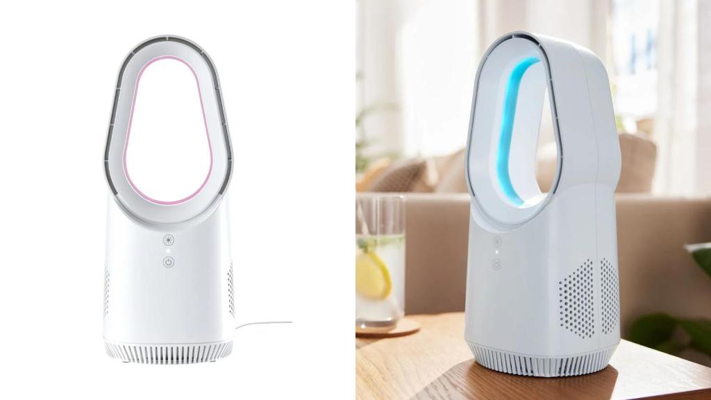 El mini ventilador de mesa sin aspas de Lidl.