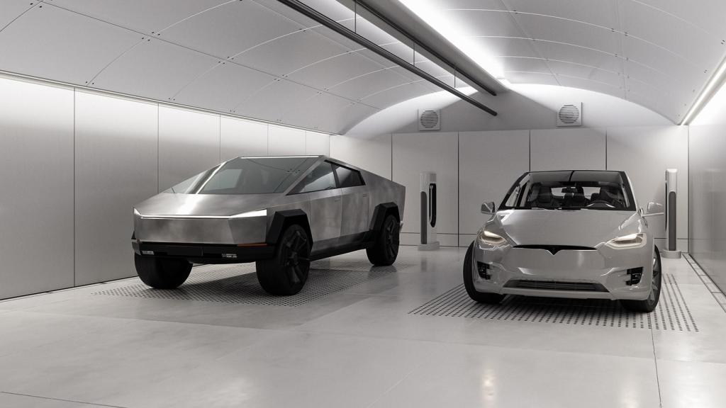 El garaje del búnker DBX.