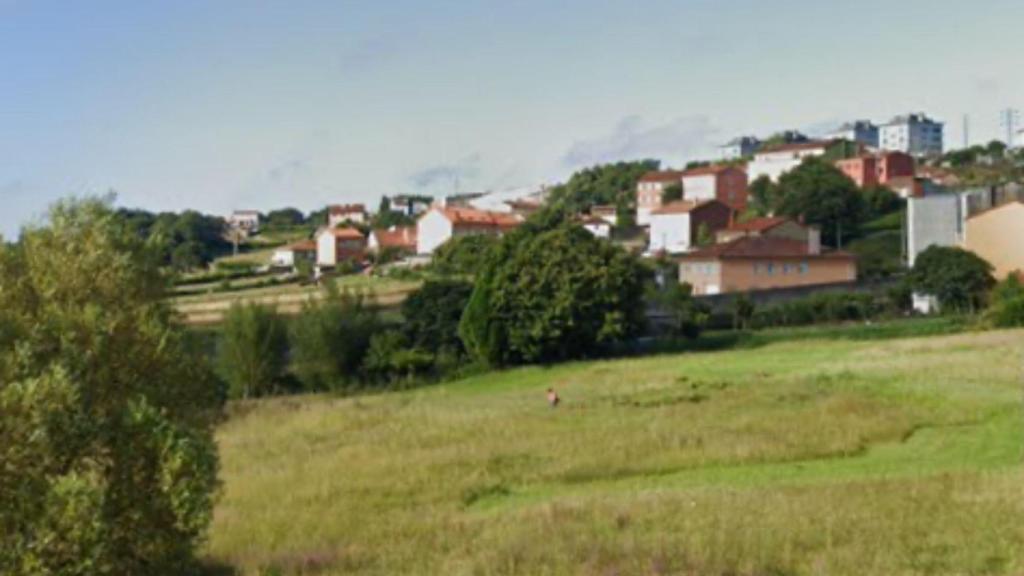 Barrio de Mallou, en Santiago.