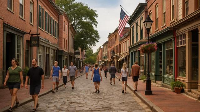 Este pequeño pueblo de Nueva York fue elegido como uno de los mejores destinos de 2025 por su historia