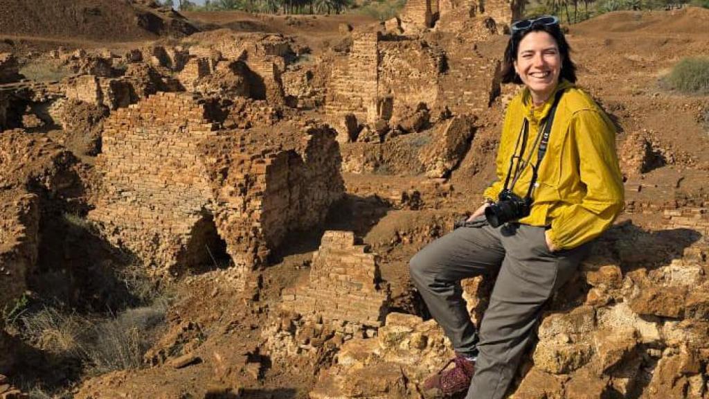 Maria Perles durante su viaje de más de 900 días.