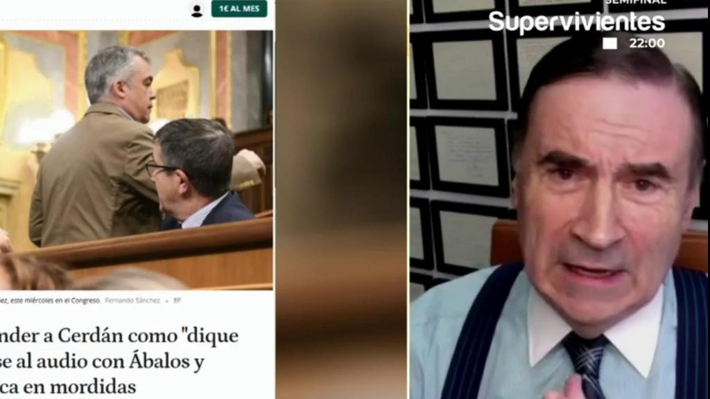 Pedro J. Ramírez este jueves durante su intervención en 'El programa de AR'.