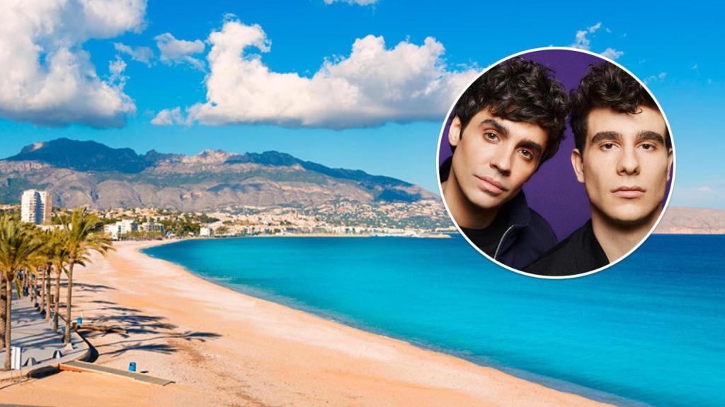 La playa de l'Albir, junto a Los Javis.