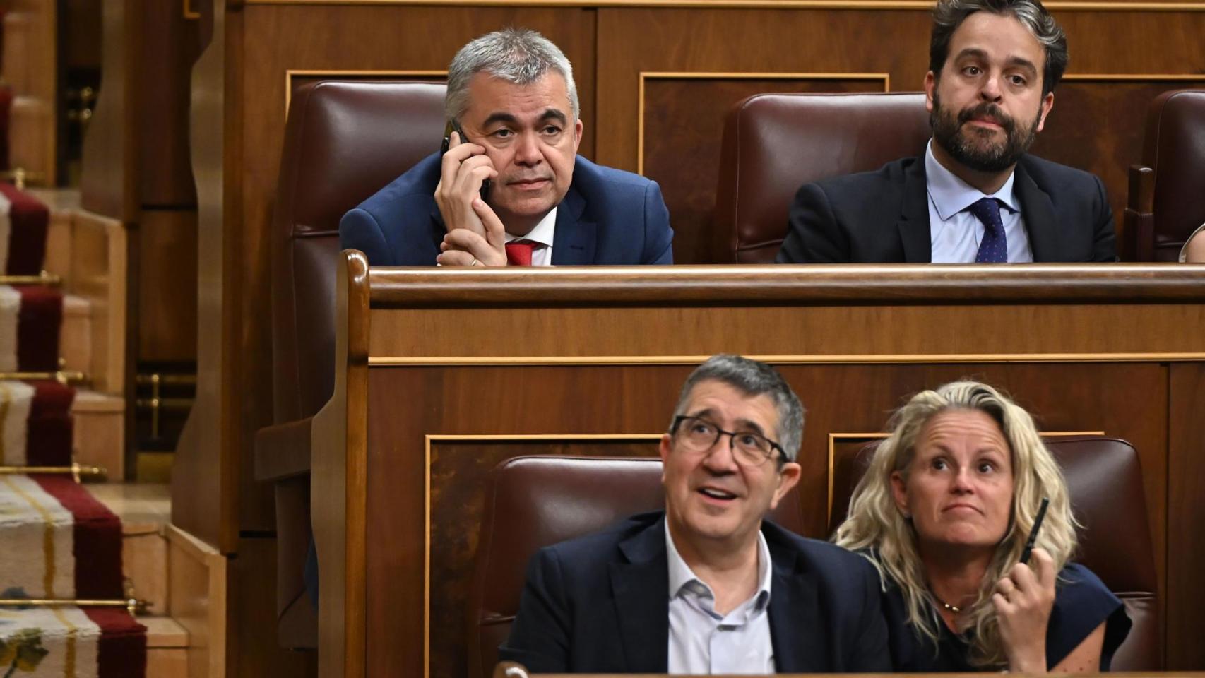 Diputados del PSOE en el Congreso de los Diputados.