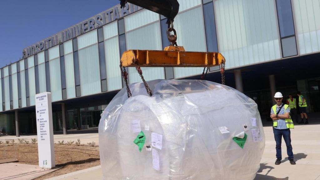 Imagen de la llegada de la resonancia.