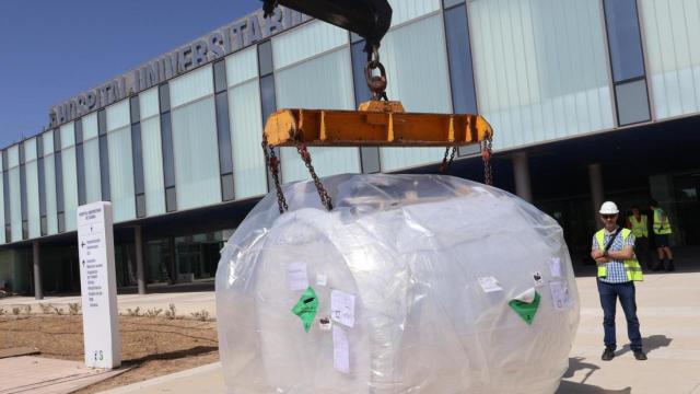 Imagen de la llegada de la resonancia.