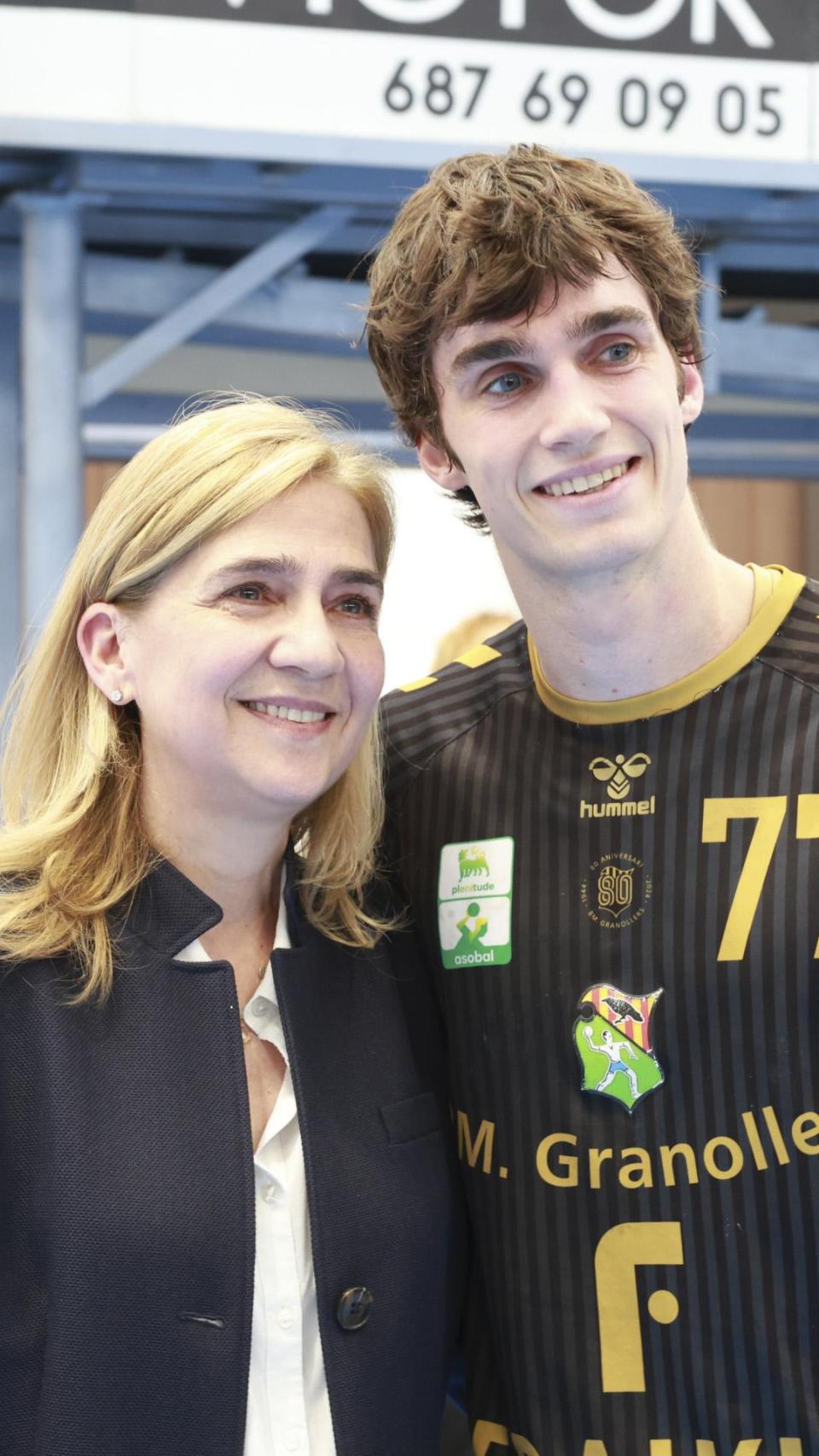 La infanta Cristina, con su hijo Pablo Urdangarin.