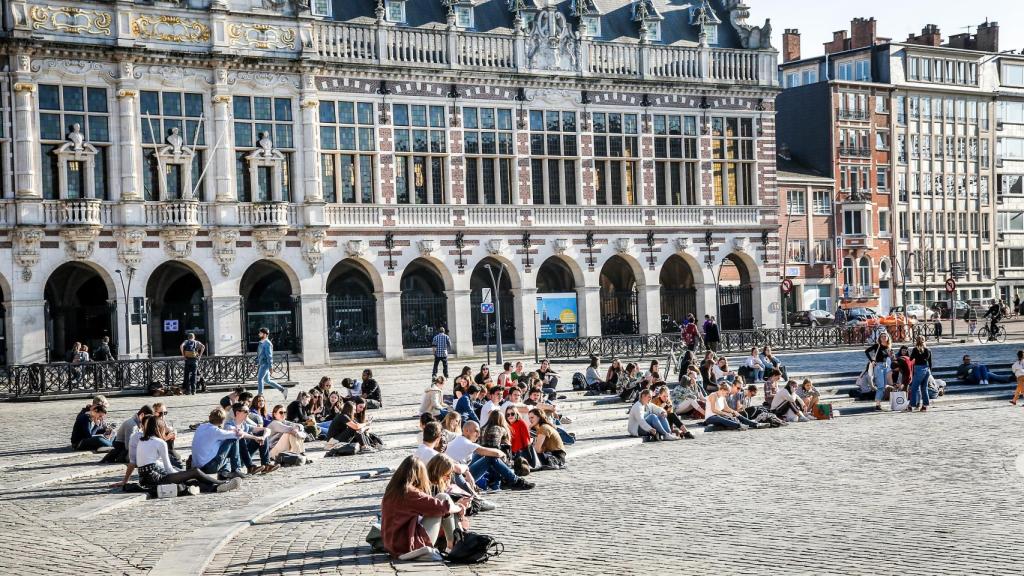 Fachada de la Biblioteca de la Universidad de Lovaina. Foto: Rob Stevens / KU Leuven