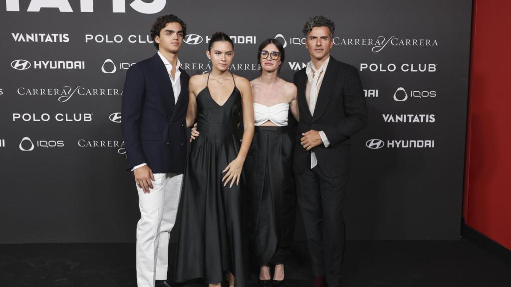 La familia Vega Salazar en el evento de Vanitatis.