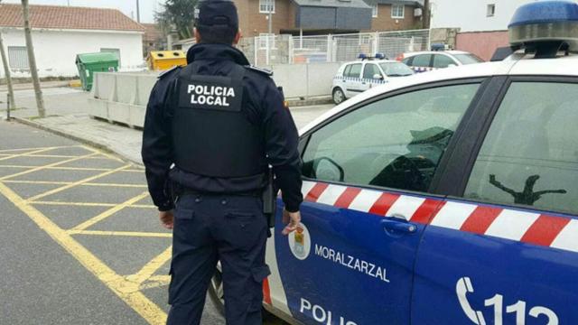 Un policía de Moralzarzal.