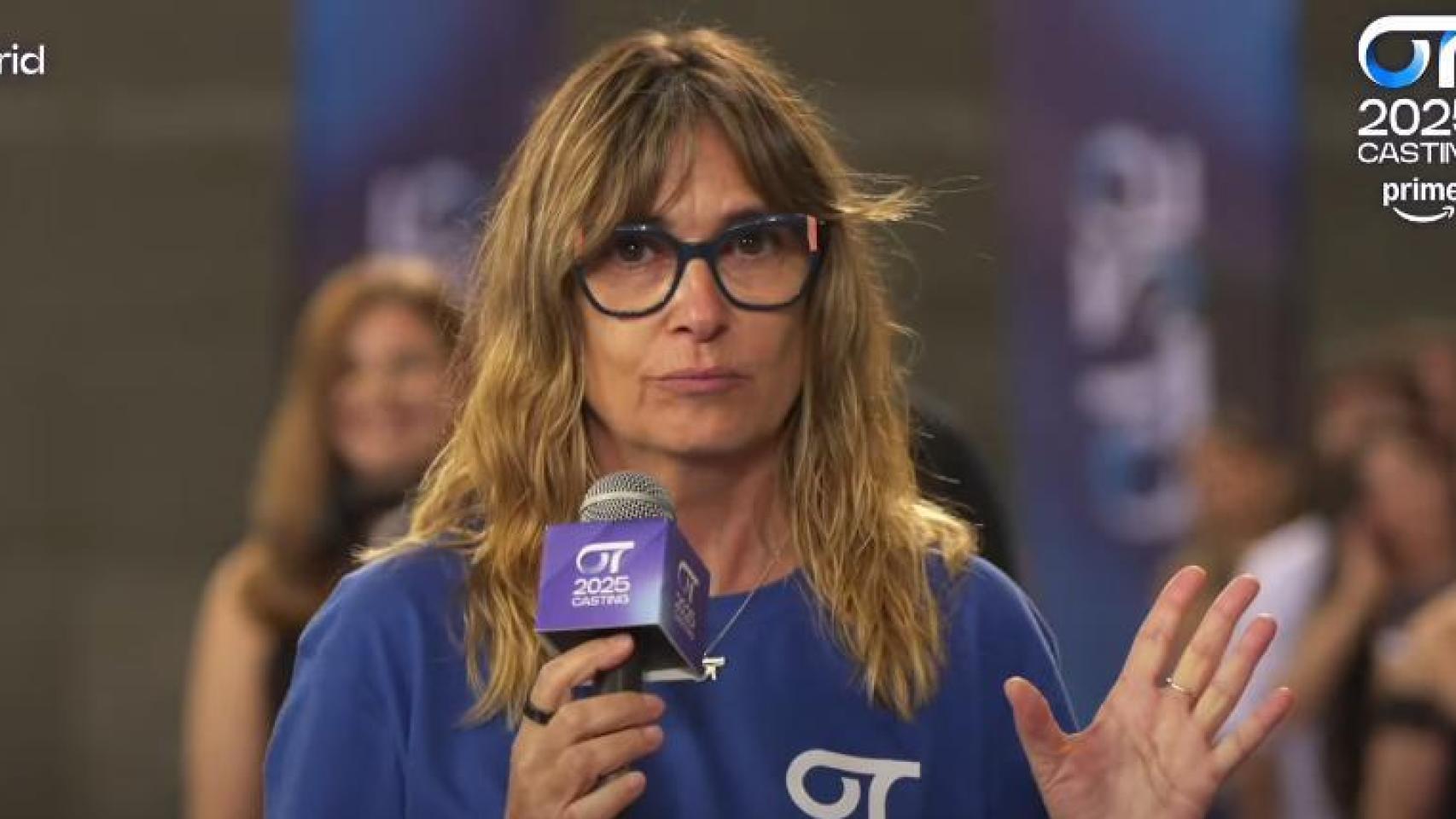Noemí Galera, en los castings de Madrid de 'Operación Triunfo 2025'.