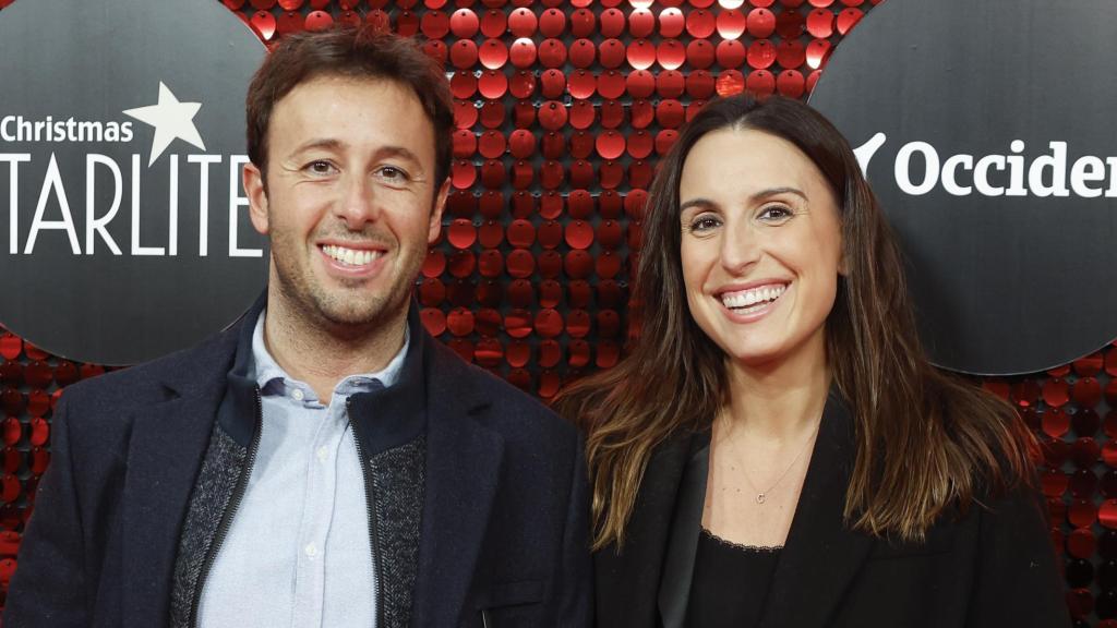 Matías Prats Jr. y Claudia Collado en un acto público.