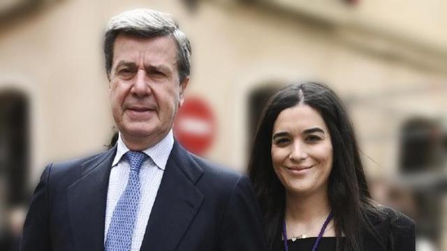 Cayetano Martínez de Irujo y Bárbara Mirjan, el pasado abril en Sevilla.