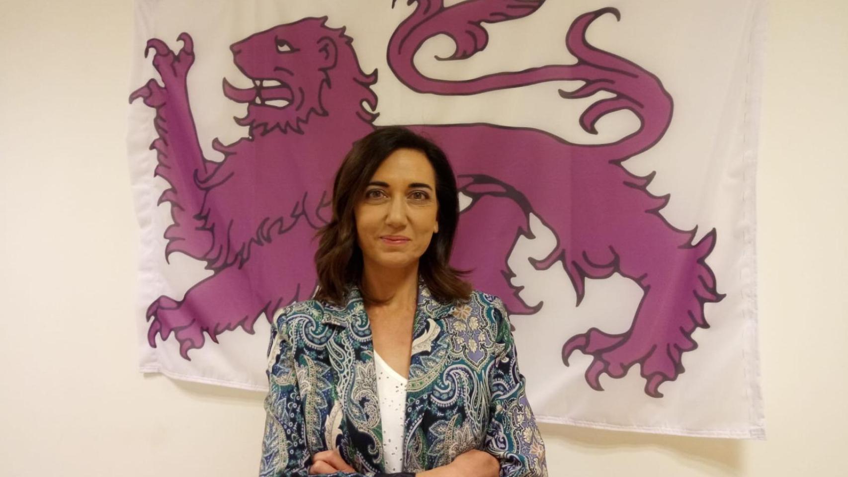 La secretaria general de la Unión del Pueblo Leonés (UPL), Alicia Gallego