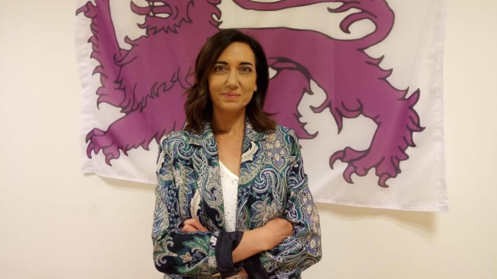 La secretaria general de la Unión del Pueblo Leonés (UPL), Alicia Gallego