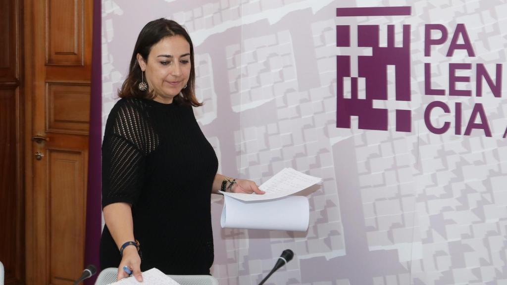 La alcaldesa de Palencia, Miriam Andrés, en una imagen de archivo