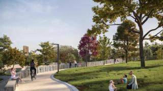 Recreación digital del proyecto de urbanización.