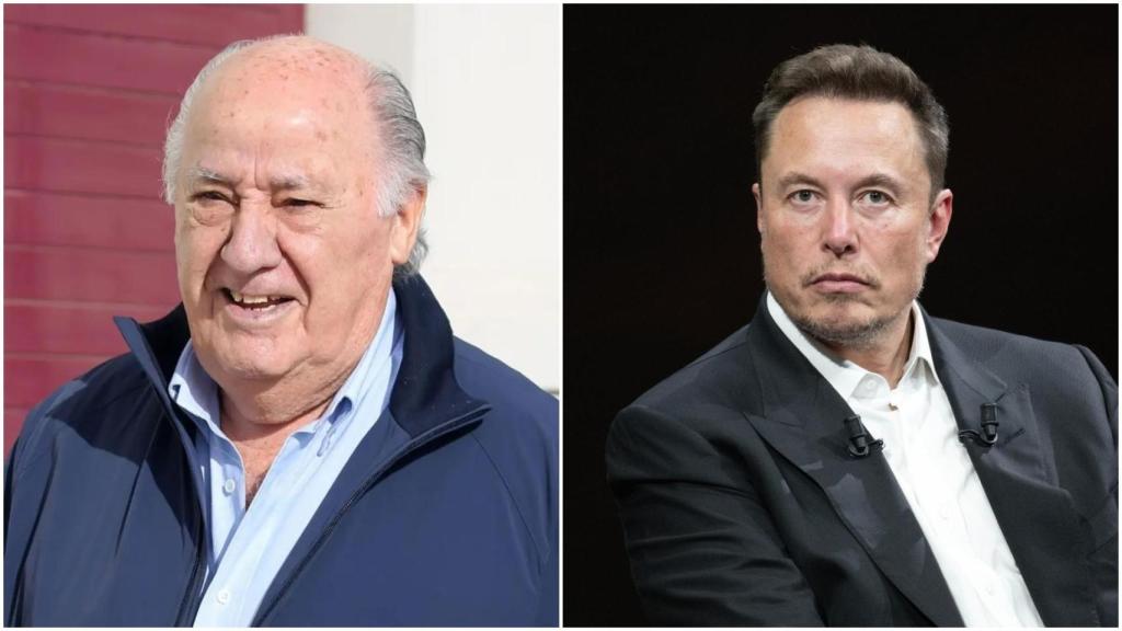 Amancio Ortega y Elon Musk