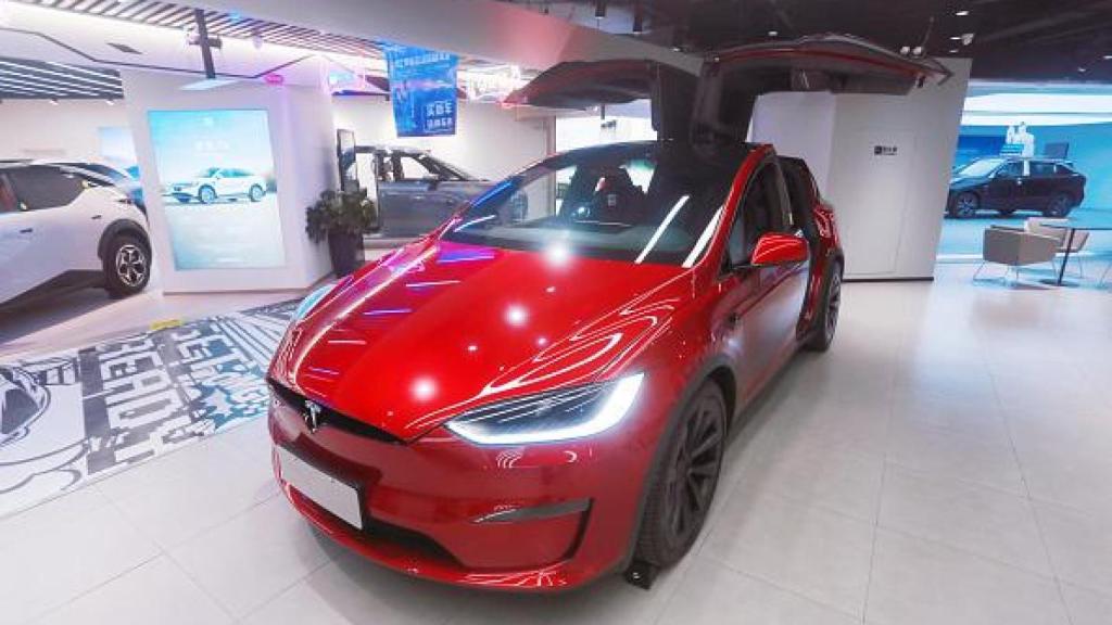 Ejemplo de modelo Tesla Model X.