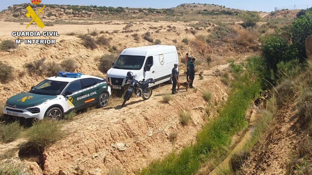 Equipo de búsqueda del desaparecido en Caspe