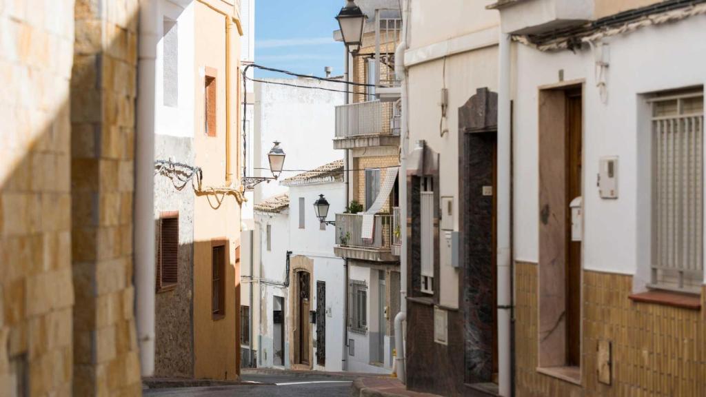 Una de las calles del municipio