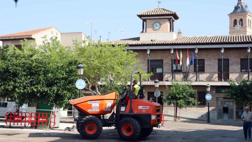 Remodelación de la plaza.