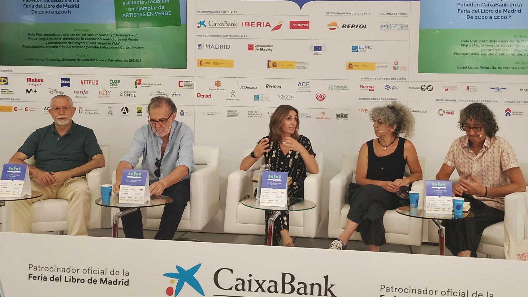 Los participantes del encuentro 'Cultura en verde'.