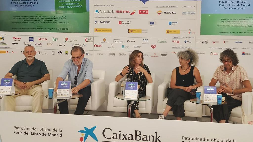 Los participantes del encuentro 'Cultura en verde'.