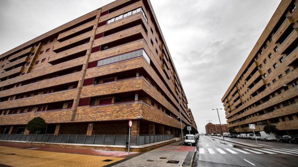 Vista de una calle del municipio de Seseña.