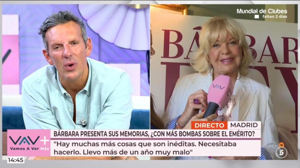 Joaquín Prat y Bárbara Rey, en 'Vamos a ver'