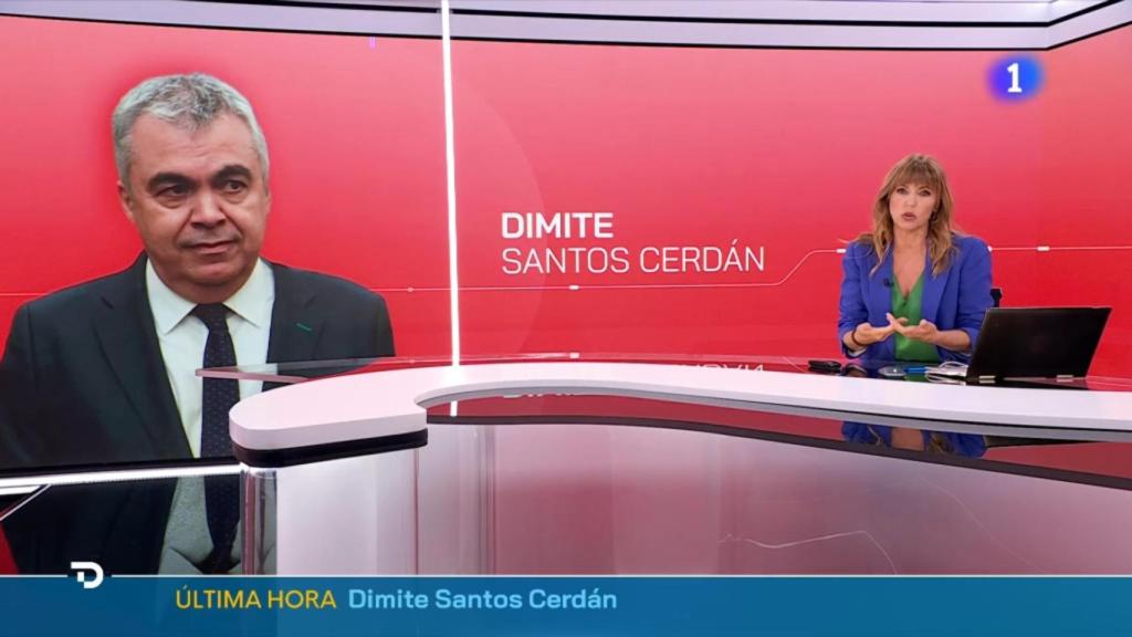 Alejandra Herranz en el  'Especial informativo' de La 1.