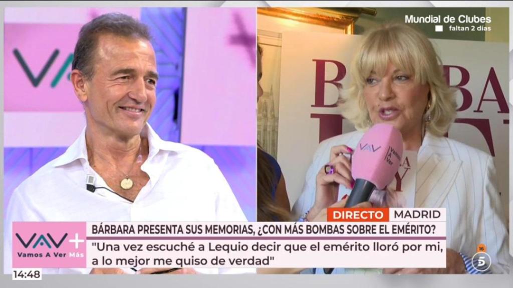 Alessandro Lequio y Bárbara Rey, en 'Vamos a ver'