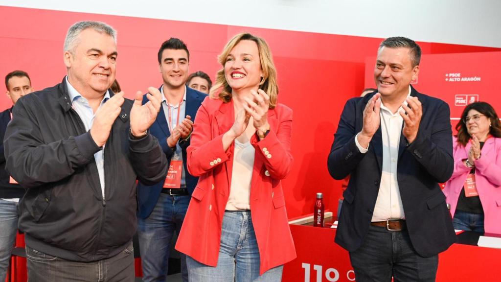 Cerdán y Alegría en el Congreso del PSOE alto Aragón