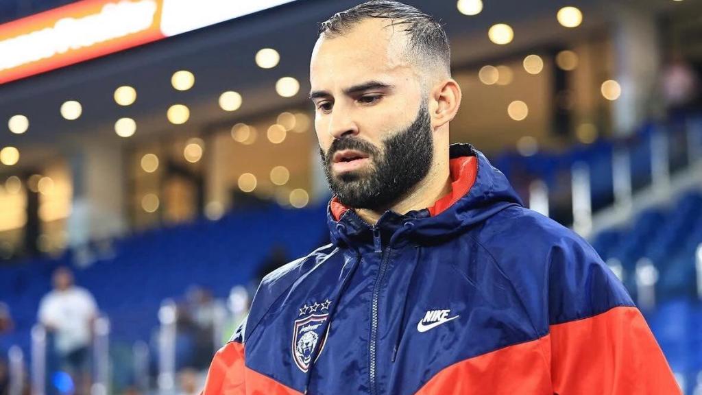Jesé Rodríguez en su último partido con el Johor de Malasia.