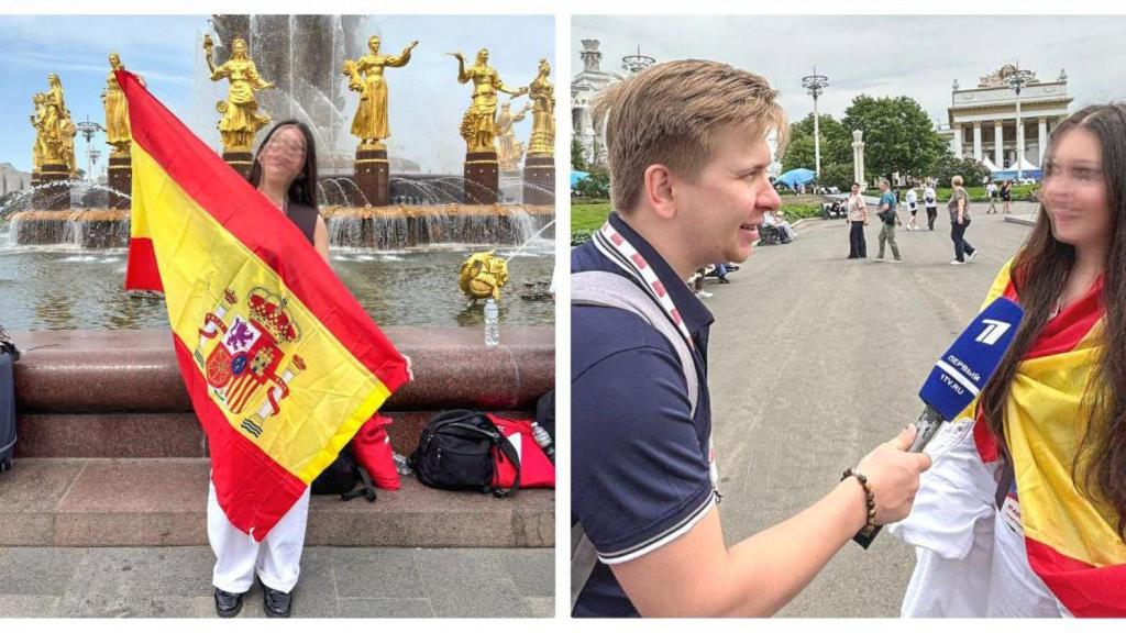 FOTO 02. Esta chica española de origen ruso graduada del Centro de Lengua y Cultura Rusa de Alicante Parus representó a España durante el Festival Internacional del Movimiento de la Primera, establecido por decreto presidencial de Vladímir Putin el 14 de julio de 2022 para unificar a niños y jóvenes rusos bajo principios patrióticos y valores tradicionales.