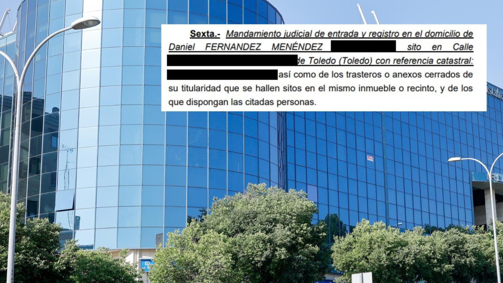 El edificio de Toledo que alberga la sede de la empresa Obras Públicas y Regadíos.