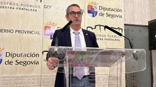 El diputado de Recursos Humanos, Gobierno Interior y Administración General, Jaime Pérez, durante la presentación de la OPE 2025