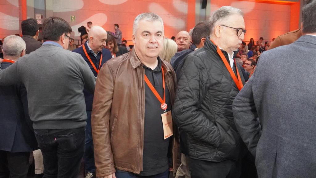 Santos Cerdán, en el congreso del PSOE-Aragón en marzo.