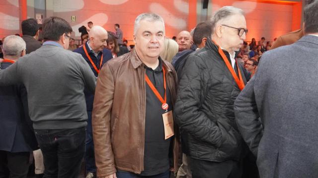 Santos Cerdán, en el congreso del PSOE-Aragón en marzo.