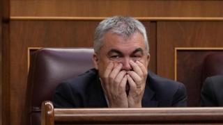 Santos Cerdán este jueves en el Congreso.