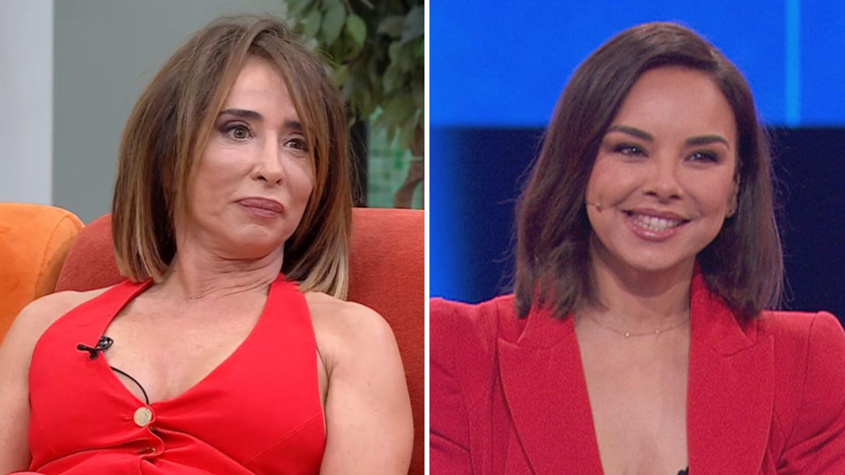 María Patiño y Chenoa en un fotomontaje de BLUPER.