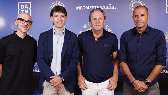 'Menottinto', Fernando Morientes, Bernd Schuster y Manu Carreño.