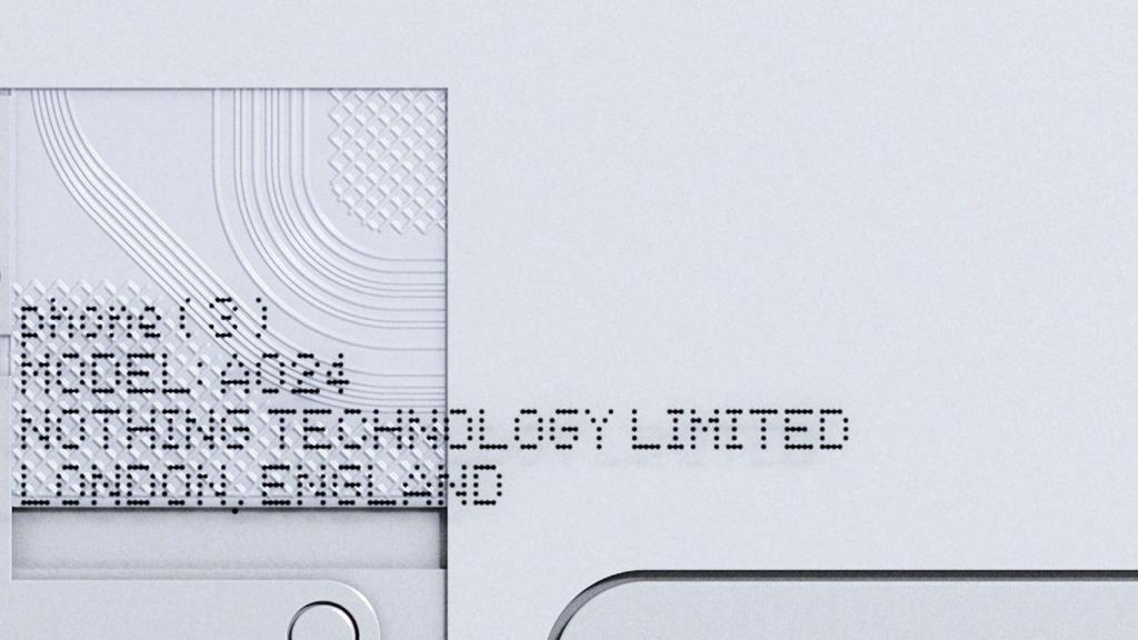 Parte de la trasera del Nothing Phone (3)