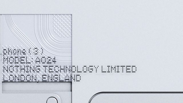 Parte de la trasera del Nothing Phone (3)