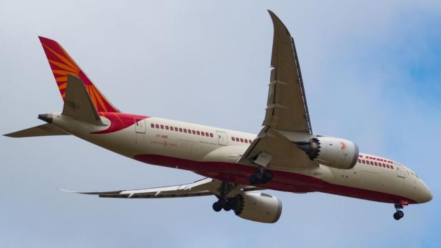 Un Boeing 787-8 Dreamliner de Air India.