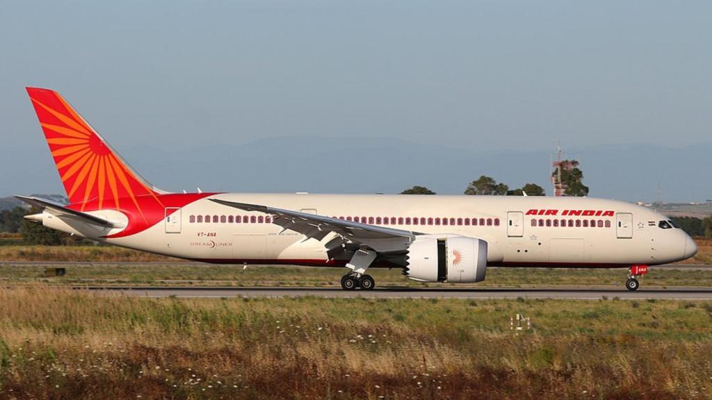 Un Boeing 787-8 Dreamliner de Air India.
